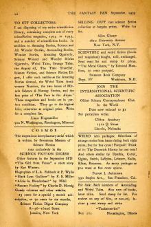 The Fantasy Fan December 1933
