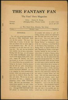The Fantasy Fan, October 1933