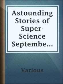 Astounding Stories of Super-Science September 1930