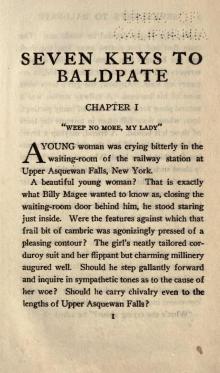 Seven Keys to Baldpate
