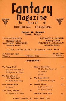 The Fantasy Fan February 1934