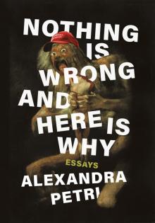 Nothing Is Wrong and Here Is Why Nothing Is Wrong and Here Is Why