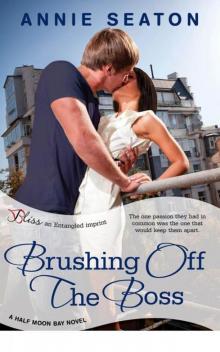 Brushing Off the Boss: A Half Moon Bay Novel (Entangled Bliss)
