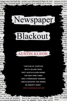 Newspaper Blackout Newspaper Blackout
