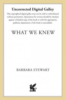 What We Knew