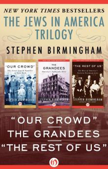 The Jews in America Trilogy The Jews in America Trilogy