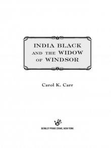 India Black and the Widow of Windsor India Black and the Widow of Windsor
