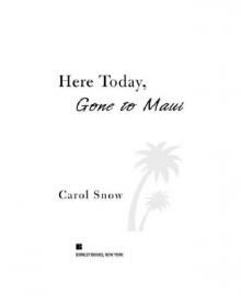 Here Today, Gone to Maui