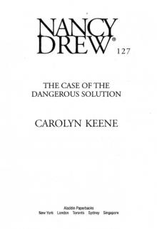 The Case of the Dangerous Solution