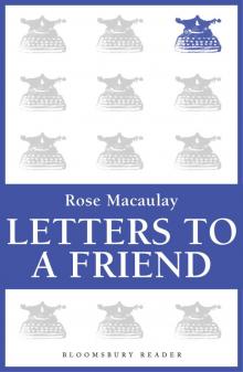 Letters to a Friend