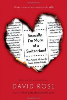 “Sexually, I’m More of a Switzerland” “Sexually, I’m More of a Switzerland”