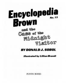 Encyclopedia Brown Midnight Visitor