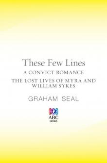 These Few Lines These Few Lines