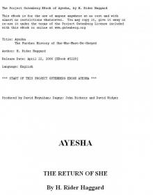 Ayesha: The Return of She