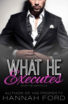 What He Executes (What He Wants, Book Twenty-Three)