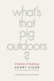 What's That Pig Outdoors?