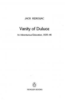 Vanity of Duluoz Vanity of Duluoz