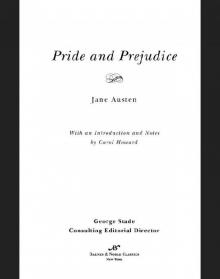 Pride and Prejudice (Barnes & Noble Classics Series) Pride and Prejudice (Barnes & Noble Classics Series)