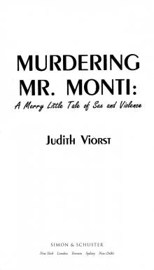 Murdering Mr. Monti Murdering Mr. Monti