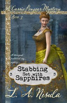 Stabbing Set with Sapphires Stabbing Set with Sapphires