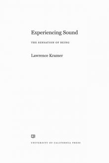 Experiencing Sound