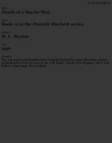 Hamish Macbeth 12 (1996) - Death of a Macho Man Hamish Macbeth 12 (1996) - Death of a Macho Man