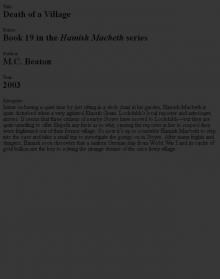 Hamish Macbeth 19 (2003) - Death of a Village