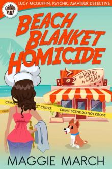 Beach Blanket Homicide (Lucy McGuffin, Psychic Amateur Detective Book 1)