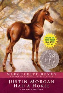 Justin Morgan Had a Horse Justin Morgan Had a Horse