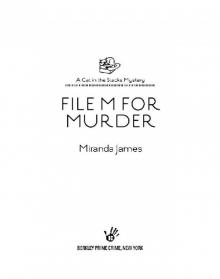 File M for Murder