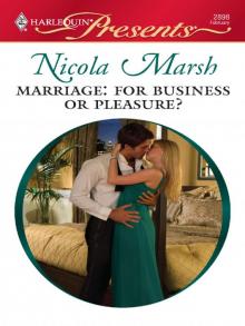 Marriage: For Business or Pleasure?