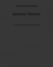 Missing Person Missing Person