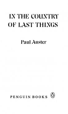 In the Country of Last Things