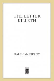 The Letter Killeth