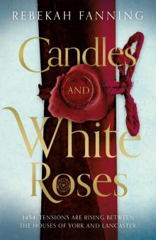 Candles and White Roses