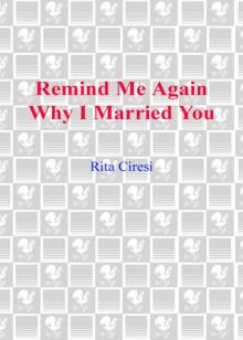 Remind Me Again Why I Married You Remind Me Again Why I Married You