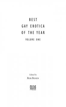 Best Gay Erotica of the Year, Volume 1