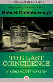 Robert Goldsborough - Nero Wolfe 51 - Last Coincidence