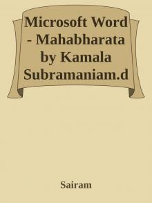 Microsoft Word - Mahabharata by Kamala Subramaniam.doc