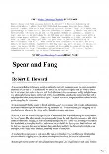 Robert E Howard - [Fantasy Adventure 1924]
