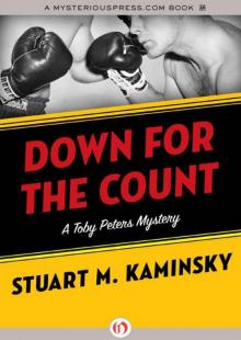 Down for the Count: A Toby Peters Mystery (Book Ten)
