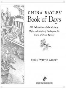 China Bayles' Book of Days