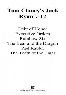 Tom Clancy's Jack Ryan Books 7-12