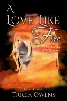A Love Like Fire: High Fantasy M/M Romance (Juxtan Book 1)