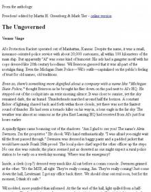 The Ungoverned