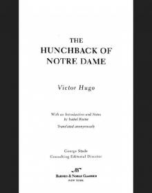 Hunchback of Notre Dame (Barnes & Noble Classics Series)