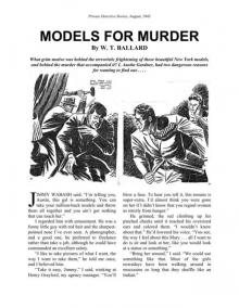 MODELS FOR MURDER
