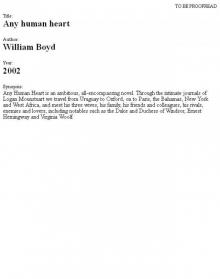 2002 - Any human heart